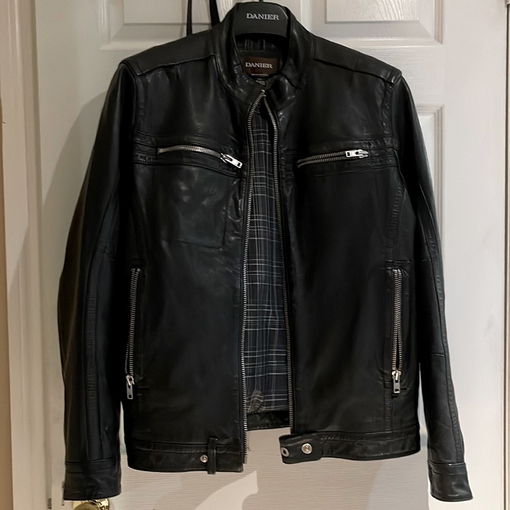 Black Leather Jacket from Danier.